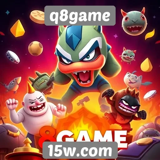 Diversidade de jogos disponíveis no q8game