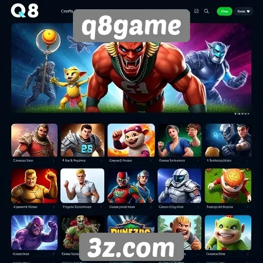 q8game oferece variedade de jogos online